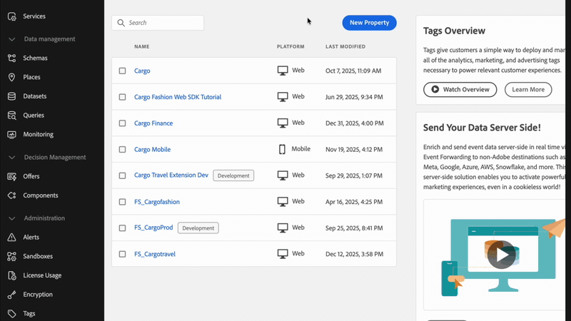 Fullstory Adobe Tags extension install walkthrough